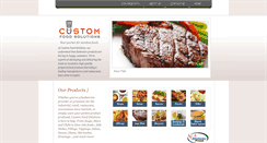 Desktop Screenshot of customfoodsolutions.com